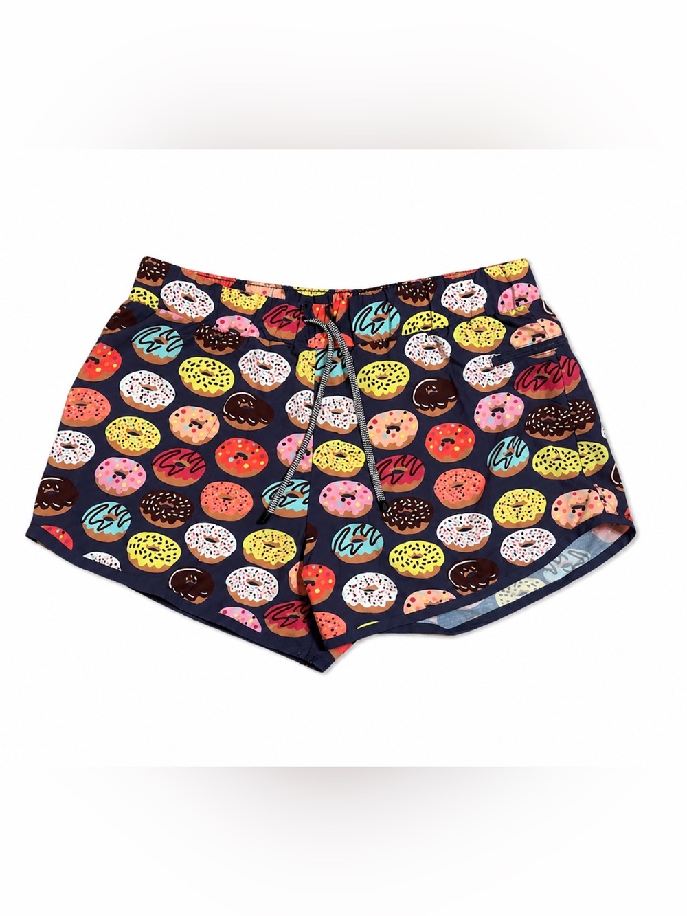 Rabbit Donut-Print Athletic Running Shorts NWOT